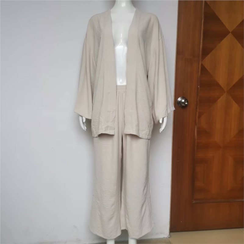 بنطلون نسائي كتان مع كم الخفاف - مراجعة Linen Pant Wide وسعره