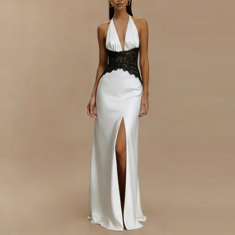 فستان ماكسي مثير بظهر مكشوف ور - مراجعة Maxi Dress Halter وسعره